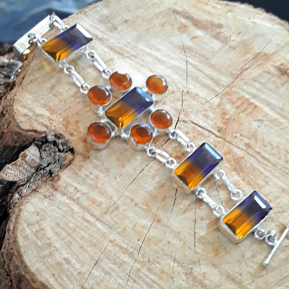 NEW! Ametrine Crystal Bracelet